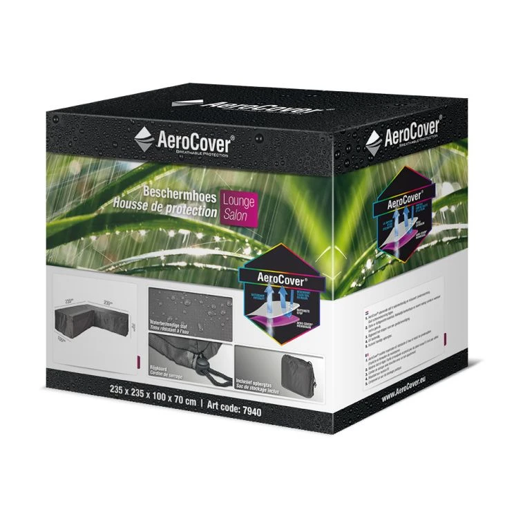Aerocover Loungeset Hoes Hoek L-vorm 235x235x100 Cm 1 Aerocover Loungeset Hoes Hoek L-vorm 235x235x100 Cm