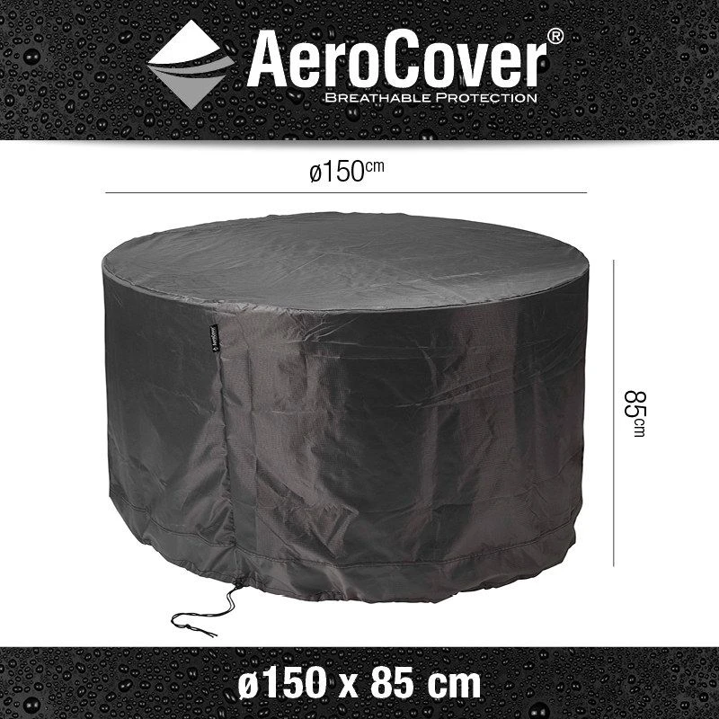 Aerocover Tuinmeubelhoes Ø150x85 Cm 2 Aerocover Tuinmeubelhoes Ø150x85 Cm - Afbeelding 2