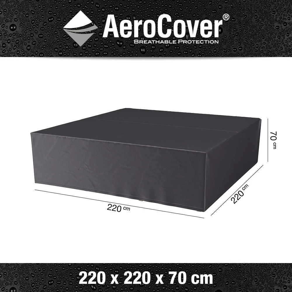 Aerocover Tuinmeubelhoes 220x220x70 Cm 2 Aerocover Tuinmeubelhoes 220x220x70 Cm - Afbeelding 2