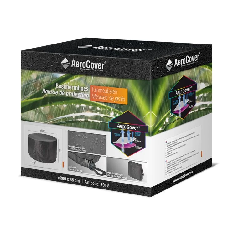 Aerocover Tuinmeubelhoes Ø250x85 Cm 1 Aerocover Tuinmeubelhoes Ø250x85 Cm