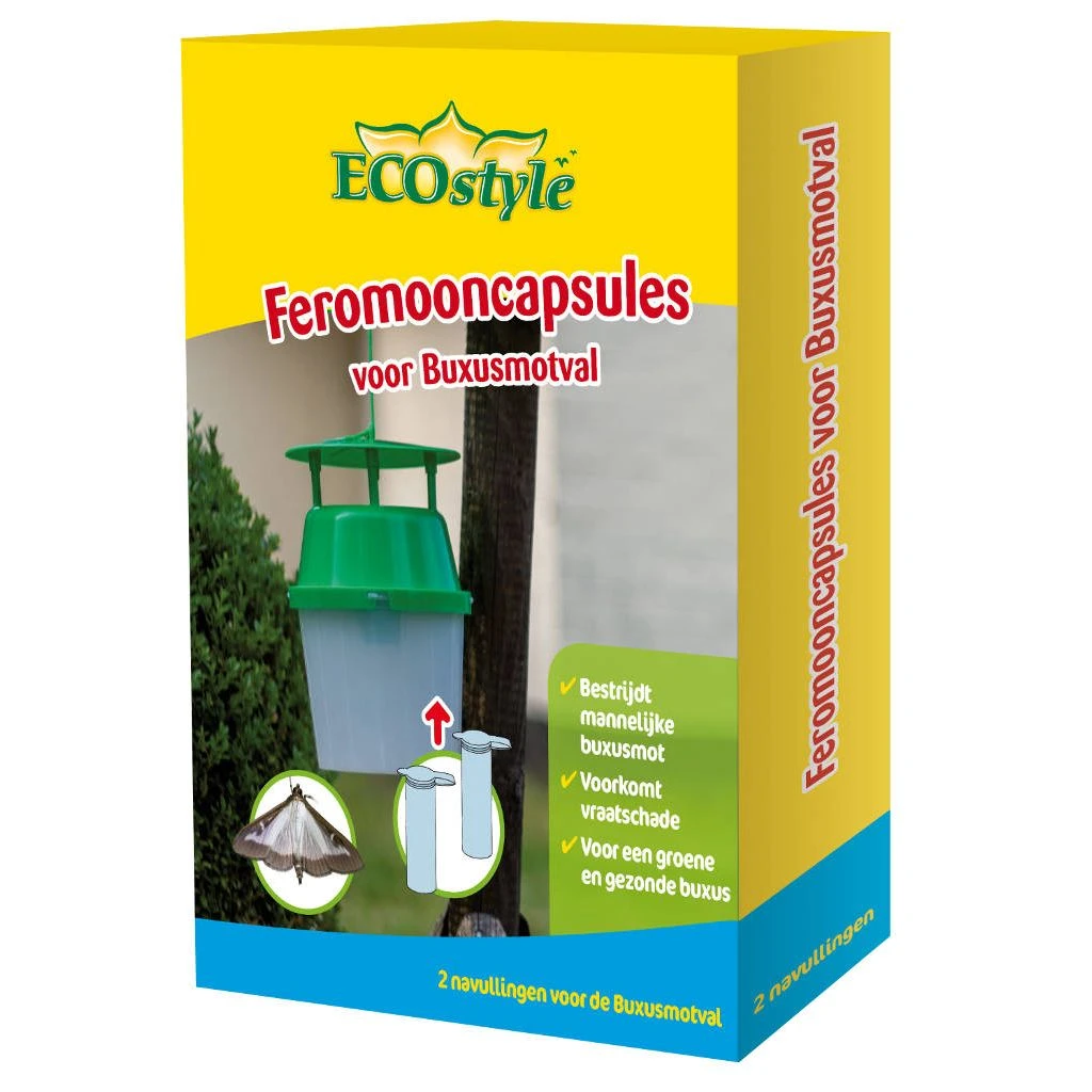 Ecostyle Feromoon Voor Buxusmotval 1 Ecostyle Feromoon Voor Buxusmotval