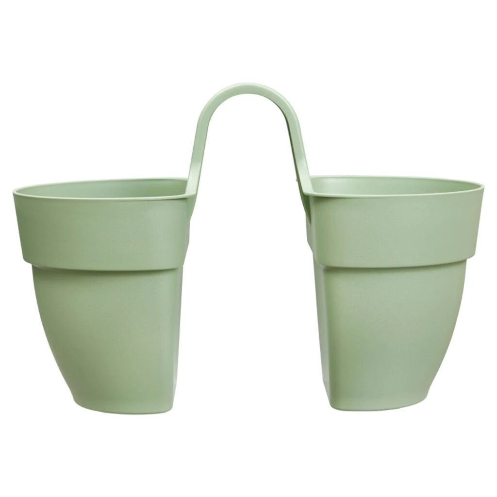 Elho Vibia Campana Flower Twin 21 Pistachegroen 2 Elho Vibia Campana Flower Twin 21 Pistachegroen - Afbeelding 2