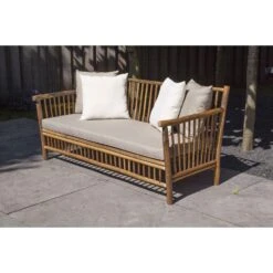 Exotan Bamboo Bank Met Kussens -Tuin & Terras Verkoopwinkel exotan bamboo bank met kussens 3 l