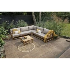 Exotan Bamboo Lounge Hoekset 7 Exotan Bamboo Lounge Hoekset -Tuin & Terras Verkoopwinkel exotan bamboo lounge hoekset 1613588211 3 l