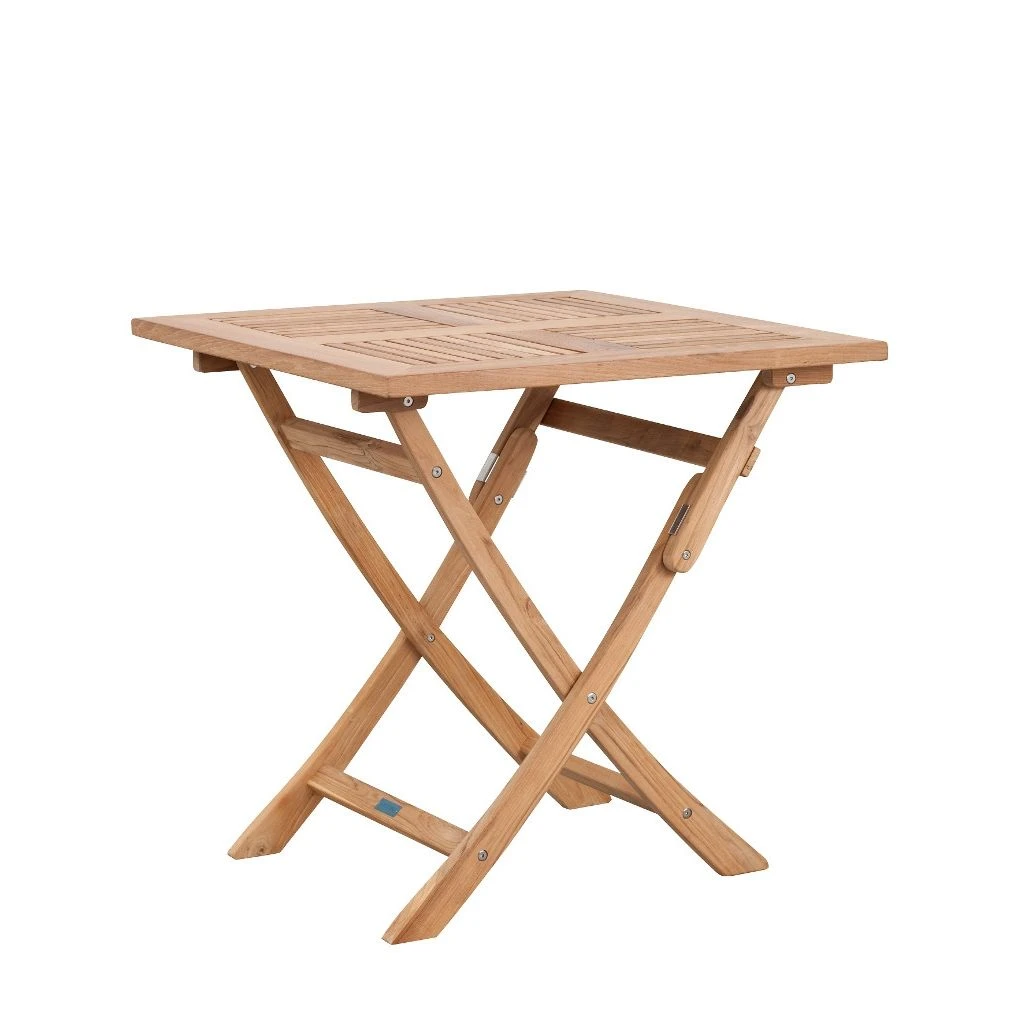Exotan Klaptafel Vierkant 70x70 Cm Teak FSC 1 Exotan Klaptafel Vierkant 70x70 Cm Teak FSC