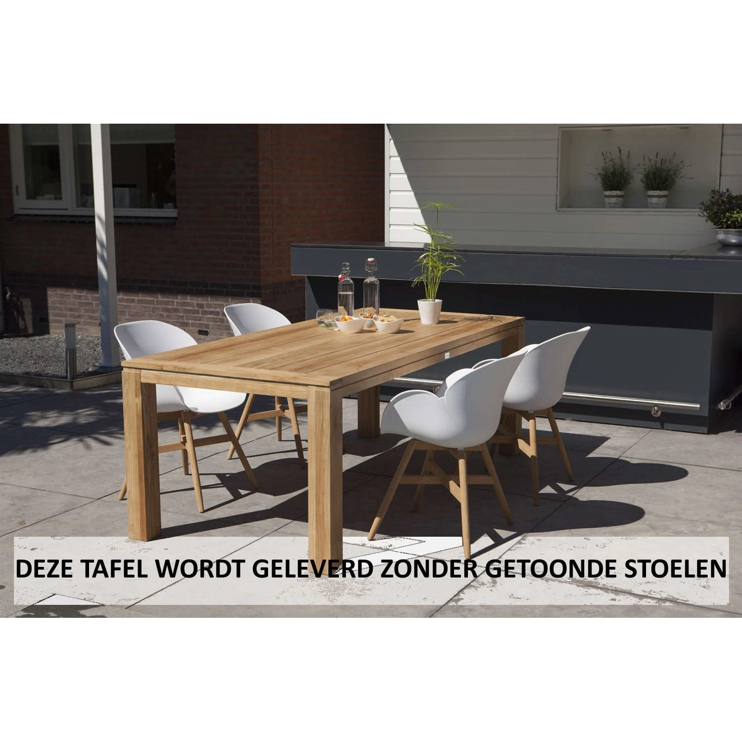 Exotan Stella Tafel 160 X 90 Cm Teak FSC 2 Exotan Stella Tafel 160 X 90 Cm Teak FSC - Afbeelding 2