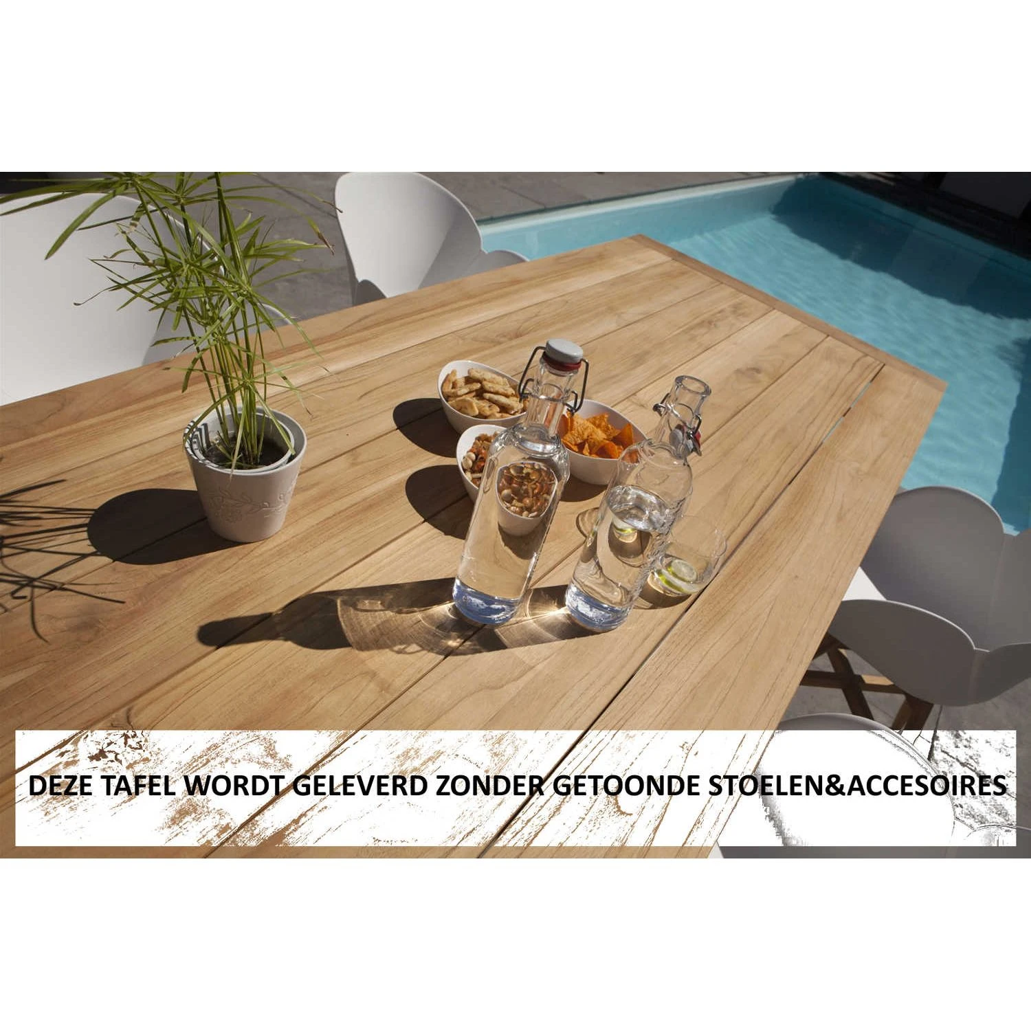 Exotan Stella Tafel 160 X 90 Cm Teak FSC 3 Exotan Stella Tafel 160 X 90 Cm Teak FSC - Afbeelding 3