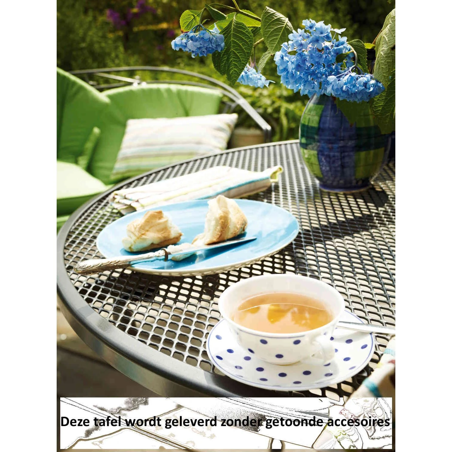 Kettler Tafel Strekmetaal 90 Cm Rond 3 Kettler Tafel Strekmetaal 90 Cm Rond - Afbeelding 3