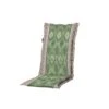 Madison Zitkussen Hoge Rug Ikatin Green 123 X 50
