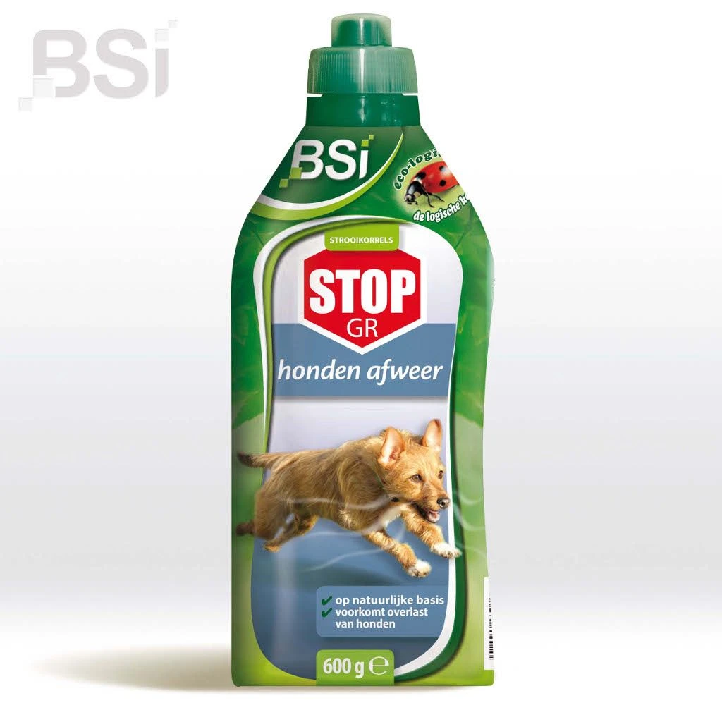 BSI Stop GR Honden Afweer 600 Gram 1 BSI Stop GR Honden Afweer 600 Gram