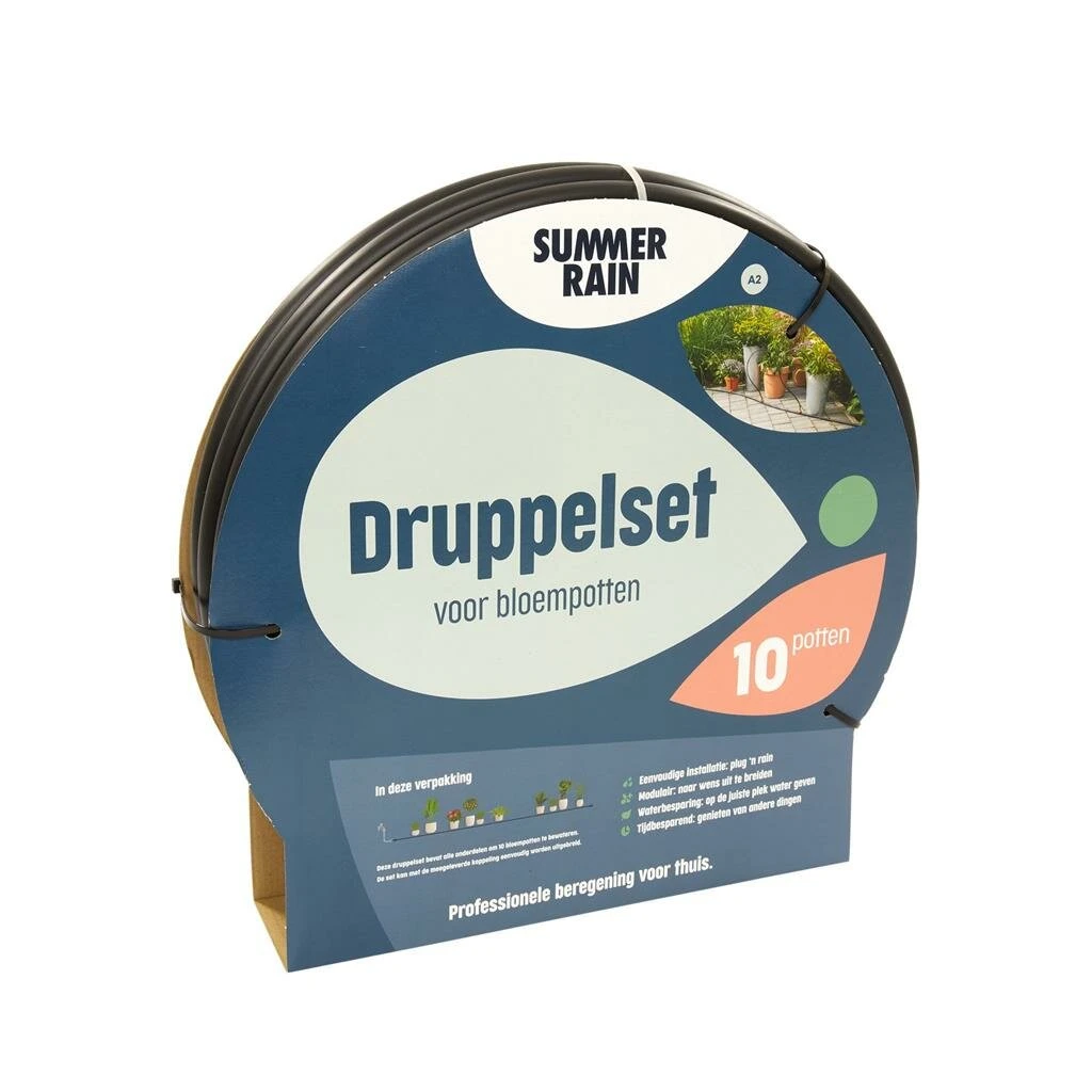 Summerrain Druppelset Voor 10 Bloempotten 1 Summerrain Druppelset Voor 10 Bloempotten