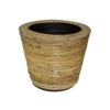 Van Der Leeden Drypot Rotan Streep 42 Cm Naturel