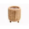 Van Der Leeden Rotan Webbing Bloempot 14 Cm Naturel