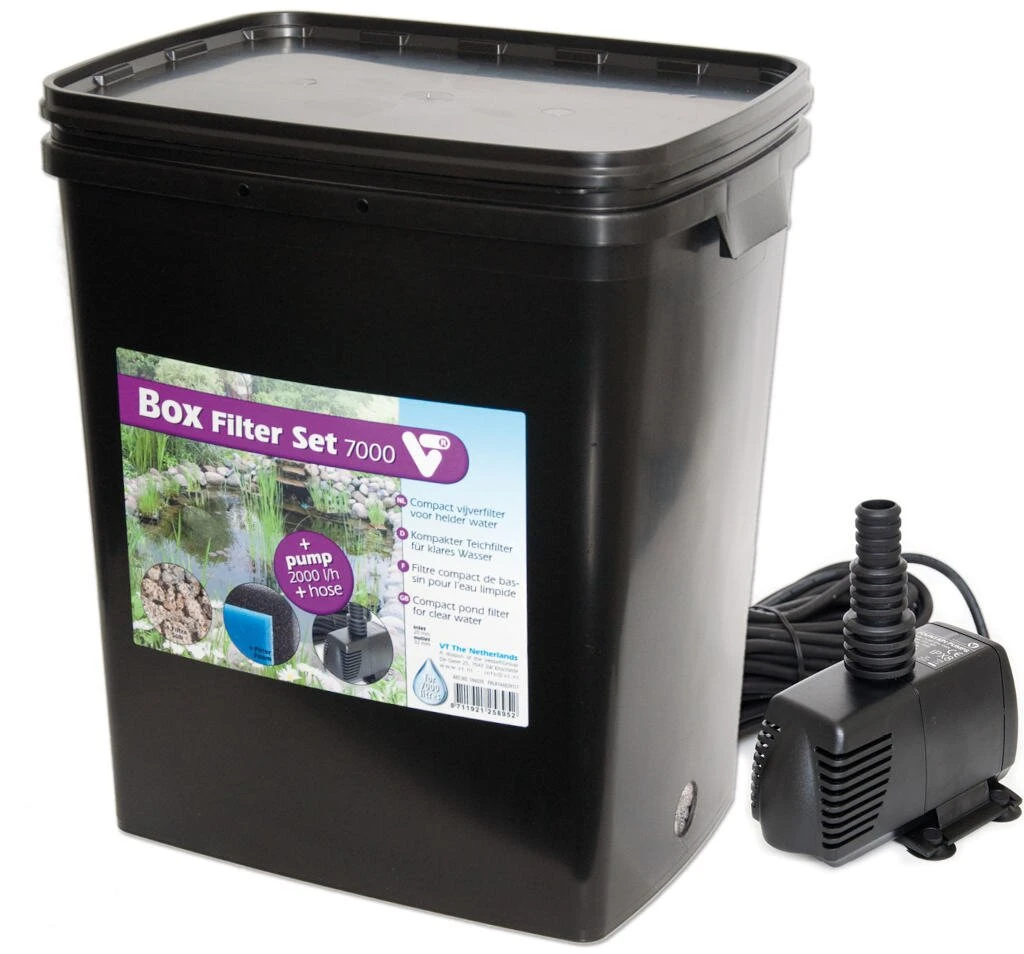 Vijvertechniek Box Filter 7000 + Pomp 1 Vijvertechniek Box Filter 7000 + Pomp
