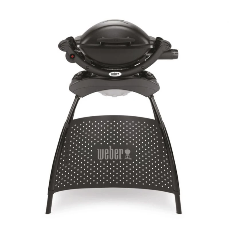 Weber Q1000 Black Met Standaard 1 Weber Q1000 Black Met Standaard